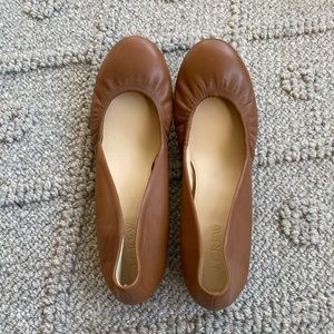 J Crew Anya leather ballet flats. Size 6.